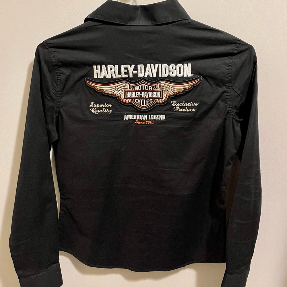 HARLEY DAVIDSON LONG SLEEVE BUTTON UP